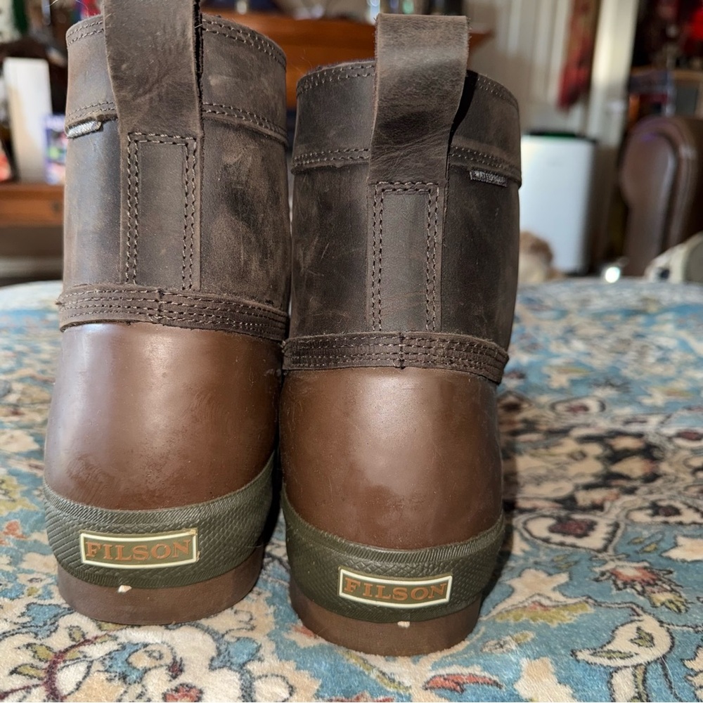 Filson Men's Brown Waterproof Leather Lace-Up Boots - Picture 3 of 7